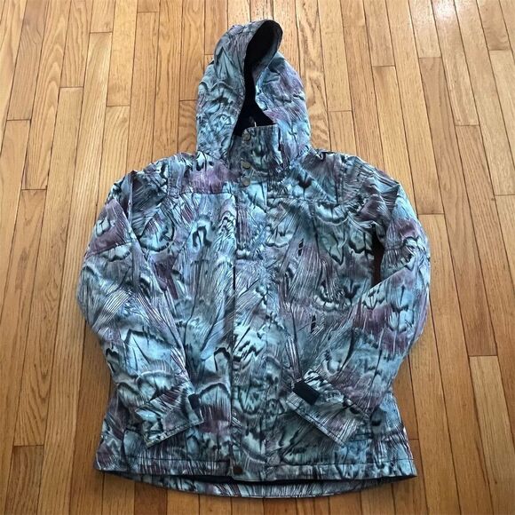 Burton Women's Jet Set Insulated Ski Jacket Blue Size M - Picture 1 of 10